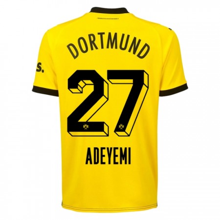 Goedkope Borussia Dortmund Adeyemi 27 Thuisshirt 2023-24 Goedkope Borussia Dortmund Adeyemi 27 Thuisshirt 2023-24